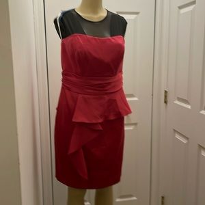 David's Bridal Dresses | David’s Bridal Silk Dress | Color: Pink | Size:12